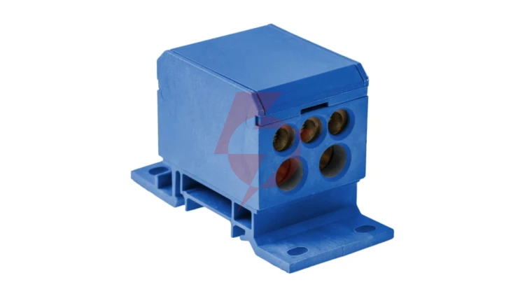 Blok rozdzielczy 160A 1P 2x2,5-50/3x2,5-25 2x2,5-35/N E.4091/N