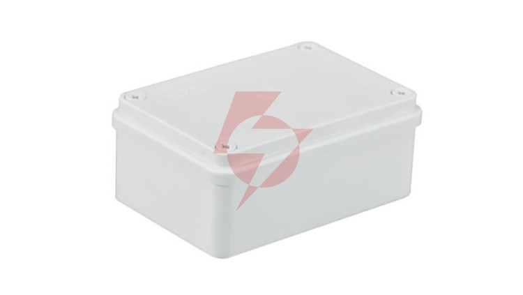 Puszka n/t hermetyczna 120x80x50 bez dławików IP65 biała S-BOX 216B