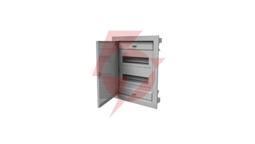 Rozdzielnica modułowa 2x12 podtynkowa RO-2 z metalowymi drzwiami IP40 (z N+PE) C.1524