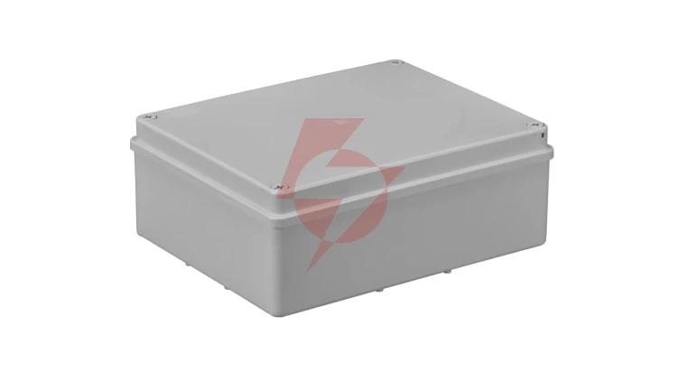 Puszka n/t hermetyczna 240x190x90 bez dławików IP65 szara S-BOX 516