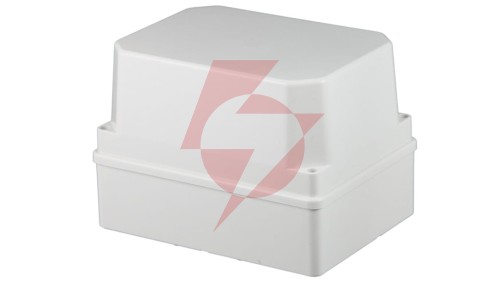 Puszka n/t hermetyczna 190x140x140 bez dławików wysoka IP65 szara S-BOX 416H
