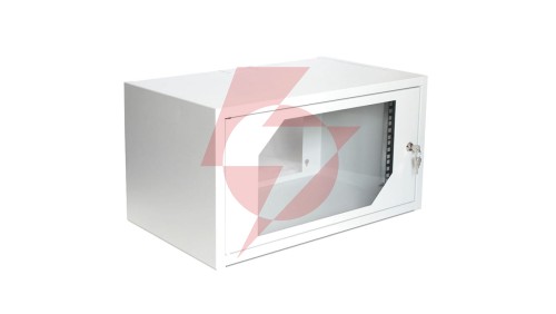 Szafa krosowa wisząca niedzielona 19cali KaTLINK 6U 350x550x300 szara CL-19 06U