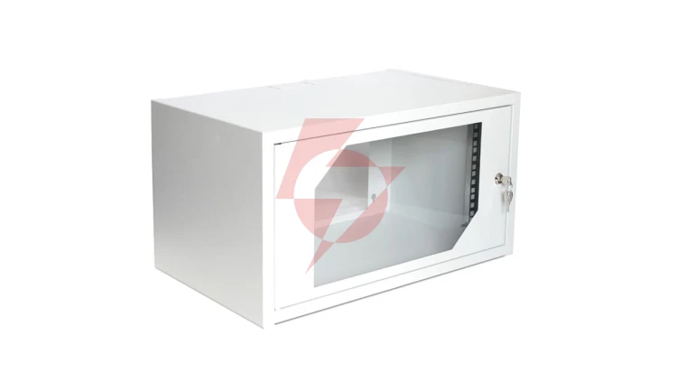 Szafa krosowa wisząca niedzielona 19cali KaTLINK 6U 350x550x300 szara CL-19 06U