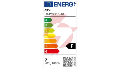 Żarówka LED GU10 7,5W 570lm 4000K AC220-240V 120st. LD-PC7510-40