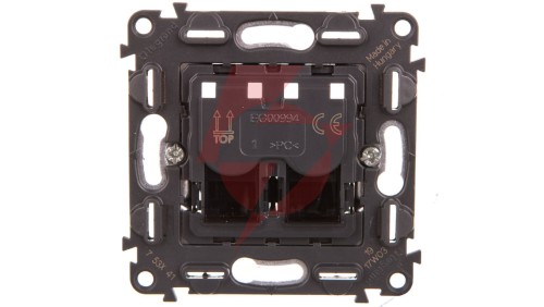 VALENA ALLURE Gniazdo podwójne 2xRJ45 kat.5e UTP 753041