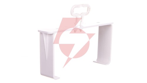 Uchwyt kanału płaskiego 60x120mm biały KP120-28