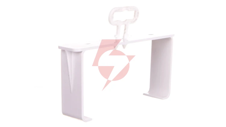 Uchwyt kanału płaskiego 60x120mm biały KP120-28