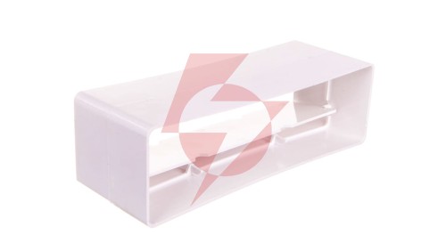 Łącznik kanału płaskiego z zaworem zwrotnym 60x204mm biały KP204-22