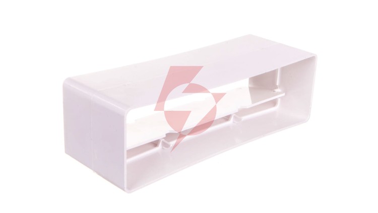 Łącznik kanału płaskiego z zaworem zwrotnym 60x204mm biały KP204-22