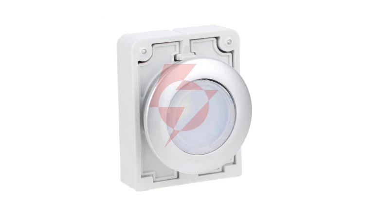 Napęd przycisku 30mm płaski biały z podświetleniam z samopowrotem M30C-FDL-W 182925
