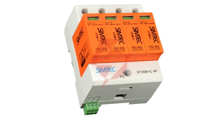 Ogranicznik przepięć warystorowy Typ T1+T2 4P 30kA 275V SIMTEC ST30 85201010