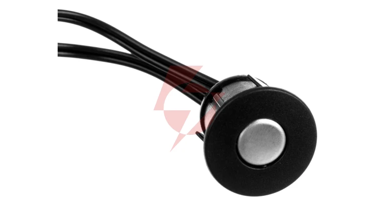 Włącznik dotykowy ściemnialny 12V 24W czarny fi 22x16mm na otwór fi18 AE-WDSC-10DIM