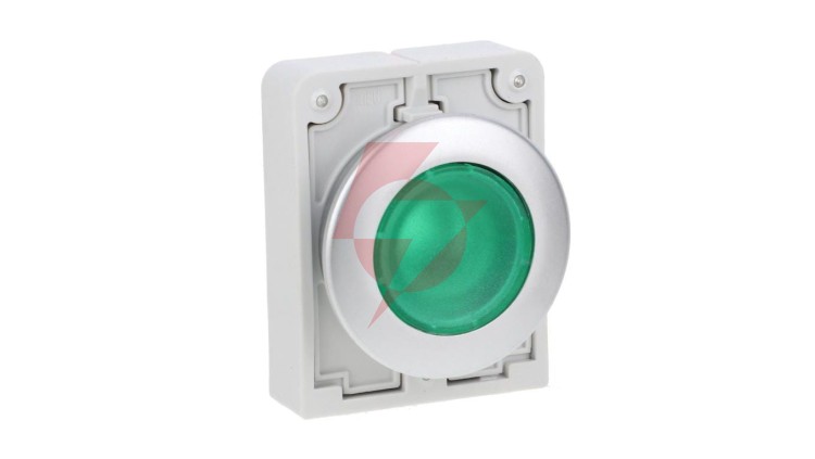 Napęd przycisku 30mm płaski zielony z podświetleniam z samopowrotem M30C-FDL-G 182927