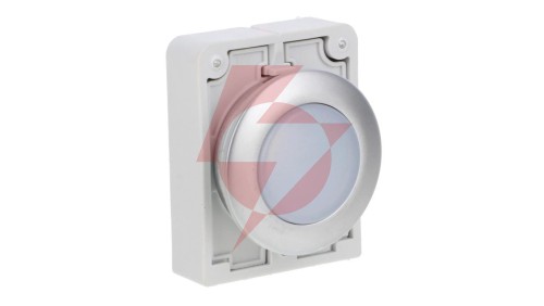 Główka lampki sygnalizacyjnej 30mm płaska biała M30C-FL-W 183287