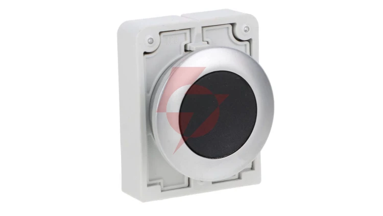 Napęd przycisku 30mm płaski czarny z samopowrotem M30C-FD-S 182959