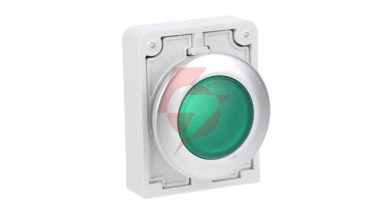 Główka lampki sygnalizacyjnej 30mm płaska zielona M30C-FL-G 183283