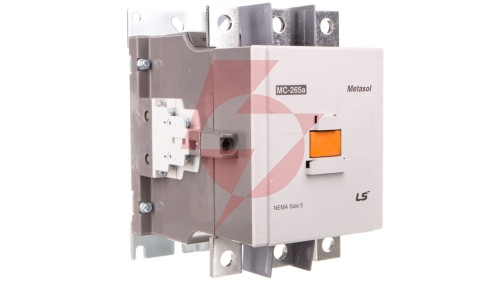 Stycznik 265A 3P 132kW 230V AC/DC 2Z2R MC-265a 230VAC/DC 2a2b