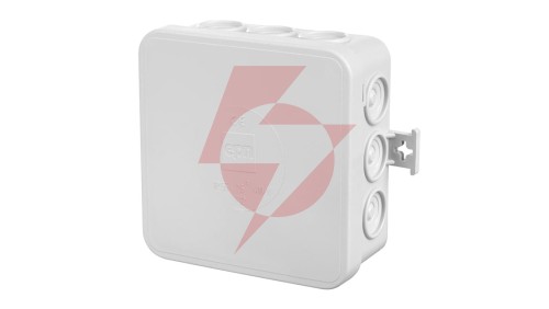 Puszka hermetyczna n/t E12 85x85x39mm pusta IP55 bezhalogenowa szara 0297-00