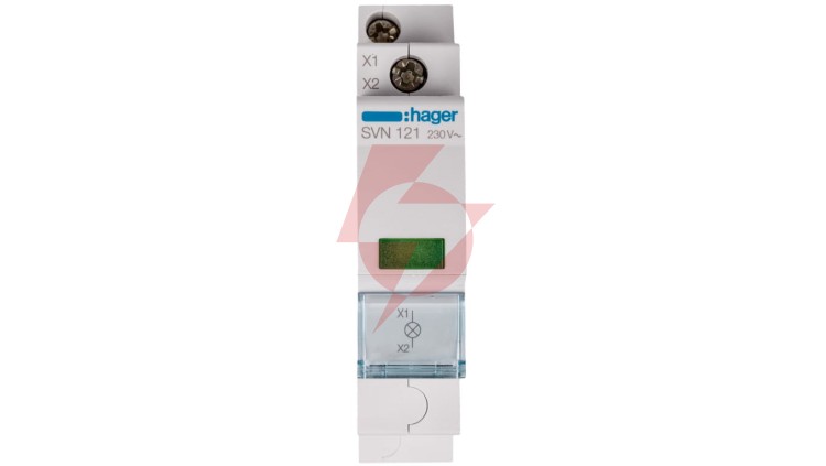 Lampka modułowa 1-gazowa zielona 230V AC SVN121
