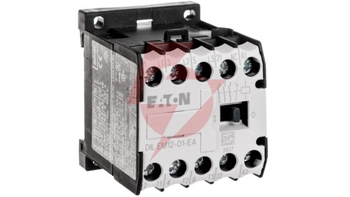 Stycznik mocy 12A 3P 230V AC 0Z 1R DILEM12-01-EA(230V50HZ,240V60HZ) 189989
