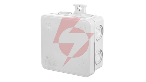 Puszka hermetyczna n/t E7 75x75x39mm pusta IP55 bezhalogenowa szara 0296-00