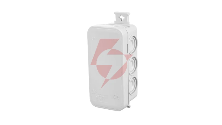 Puszka hermetyczna n/t E10 90x45x39mm pusta IP55 bezhalogenowa szara 0295-00