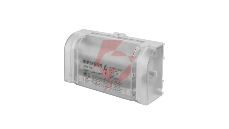 Blok rozdzielczy 160A 4P 500V 1x10-35mm2 3x6-25mm 8x2,5-16mm2 5ST2503