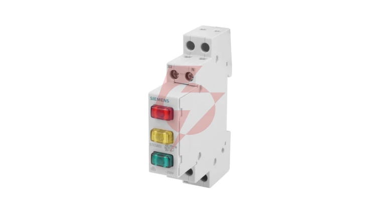 Lampka modułowa 3-fazowa czerwona/żółta/zielona 230V 5TE5803