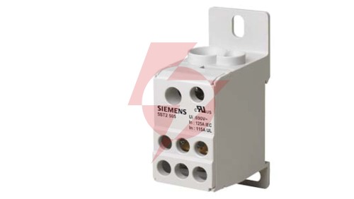 Blok rozdzielczy 125A 1P 690V 1x10-35mm2 1x6-16mm2 6x2,5-16mm2 DIN 5ST2505