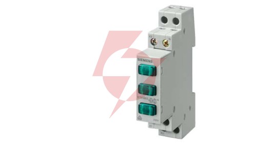 Lampka modułowa 3-fazowa zielona 230V 5TE5802
