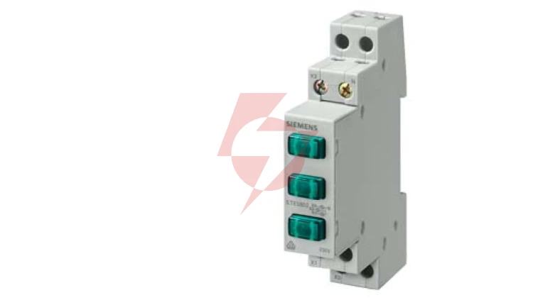 Lampka modułowa 3-fazowa zielona 230V 5TE5802