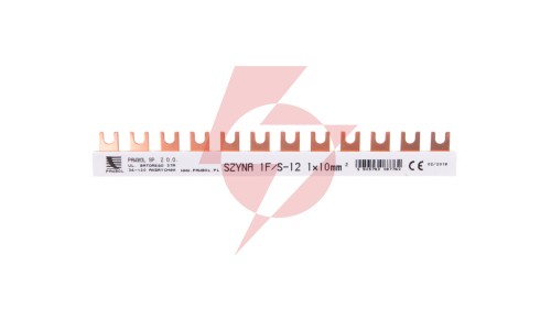 Szyna łączeniowa 1P 63A 10mm2 widełkowa (12mod.) S-12 E.4300