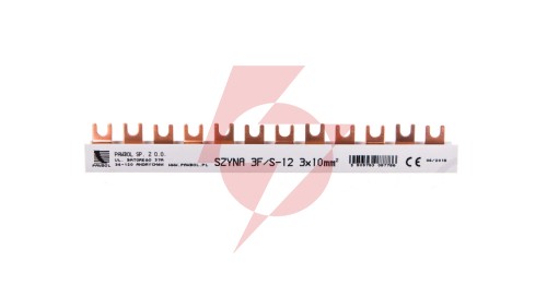 Szyna łączeniowa 3P 63A 10mm2 widełkowa (12mod.) S-12 E.4302