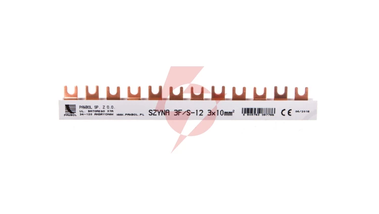 Szyna łączeniowa 3P 63A 10mm2 widełkowa (12mod.) S-12 E.4302