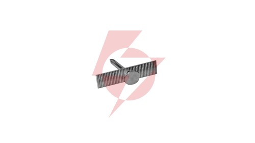 Taśma aluminiowa cięta 40 mm z gwoździem 3x30 mm /1kg/ TA-Cg-40/1 /325szt./