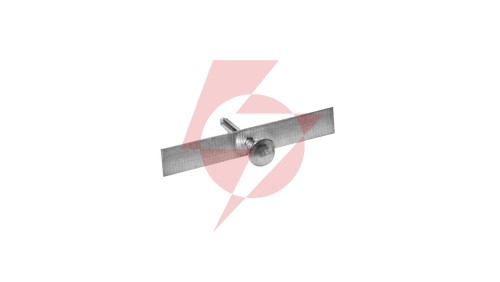 Taśma aluminiowa cięta 60 mm z gwoździem 3x30 mm /1kg/ TA-Cg-60/1 /271szt./