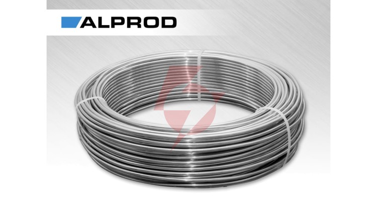 Drut aluminiowy fi 8 ( 20 kg - ok 148 mb) stop AlMgSi DRA 8/20