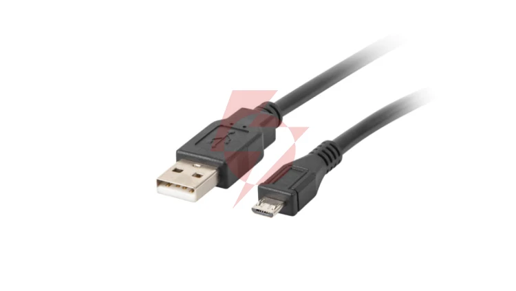 Przewód połączeniowy USB 2.0 High Speed 1,8m USB - microUSB czarny CA-USBM-10CC-0018-BK