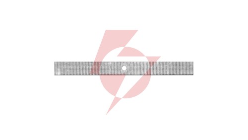 Taśma aluminiowa cięta 100 mm z otworem 3,4 mm /1kg/ TA-C-100/1 /374szt./