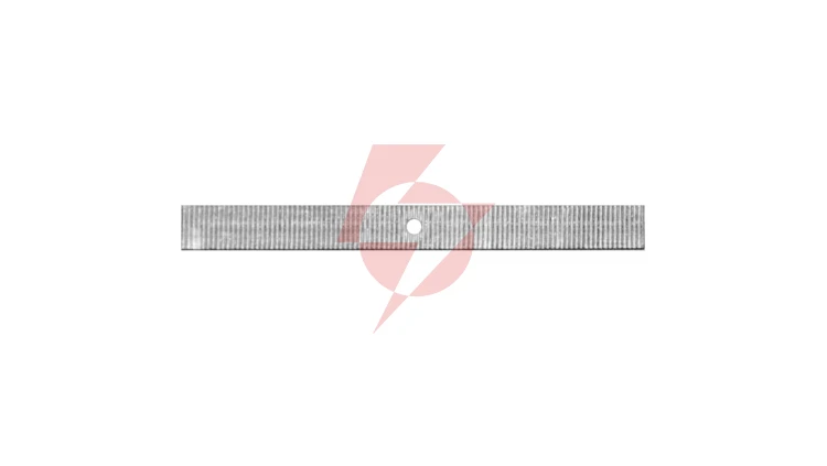 Taśma aluminiowa cięta 100 mm z otworem 3,4 mm /1kg/ TA-C-100/1 /374szt./