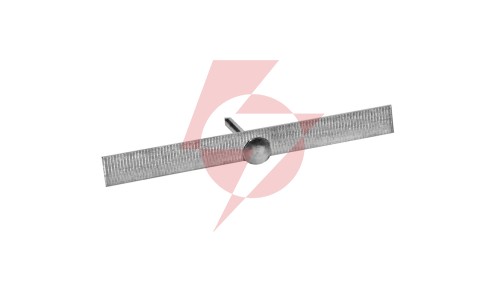 Taśma aluminiowa cięta 100 mm z gwoździem 3x30 mm /1kg/ TA-Cg-100/1 /214szt./