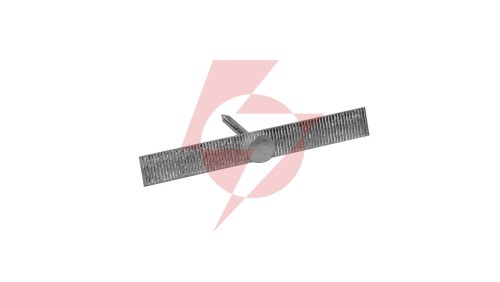 Taśma aluminiowa cięta 80 mm z gwoździem 3x30 mm /1kg/ TA-Cg-80/1 /229szt./