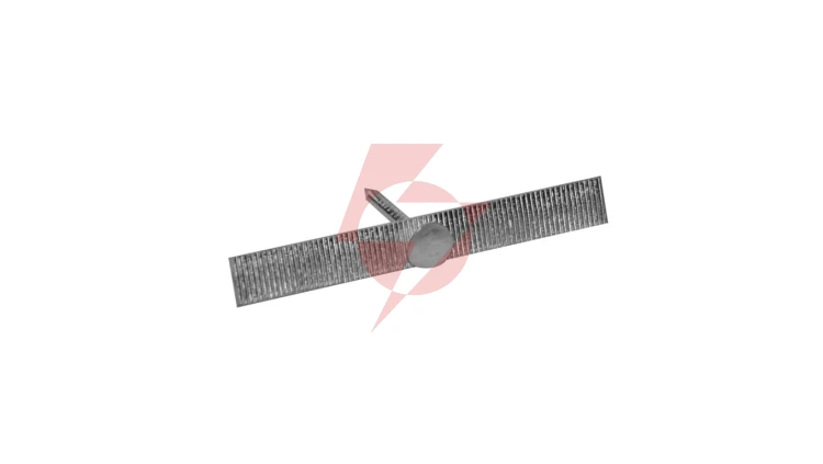 Taśma aluminiowa cięta 80 mm z gwoździem 3x30 mm /1kg/ TA-Cg-80/1 /229szt./