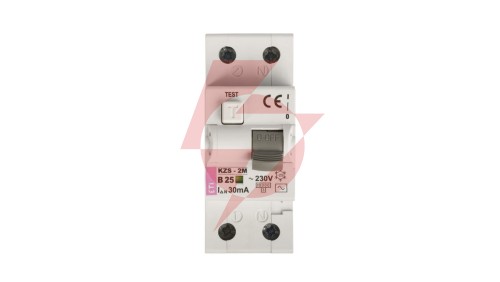 Wyłącznik różnicowo-nadprądowy 2P 25A B 0,03A typ AC KZS-2M 002173106