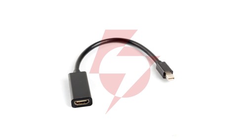 Adapter mini DisplayPort 1.2 - HDMI 0,1m czarny AD-0005-BK