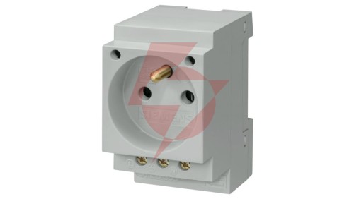 Gniazdo modułowe 2P+Z 16A 230V CEE7 z bolcem 5TE6803