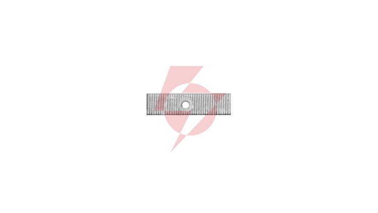 Taśma aluminiowa cięta 40 mm z otworem 3,4 mm /1kg/ TA-C-40/1 /862szt./