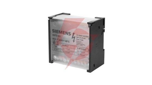 Blok rozdzielczy 80A 4P 500V 1x6-16mm2 + 8x4-10mm2 DIN 5ST2501