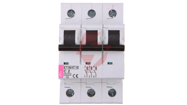 Wyłącznik nadprądowy 3P C 2A 10kA AC ETIMAT10 002135708