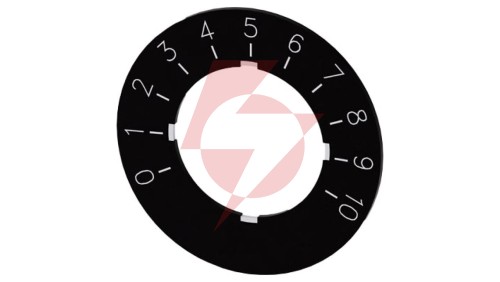 Etykieta do potencjometru 22mm skala 1 do 10 SIRIUS ACT 3SU1900-0BG16-0SA0 /10szt./